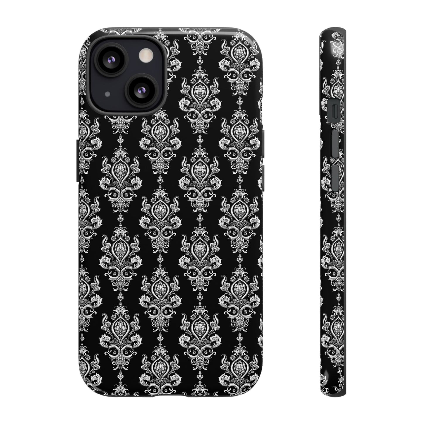 Traditional classy black and white motif from Thailande for Iphone