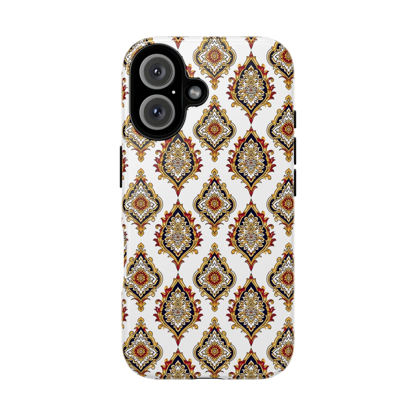 Traditonal green on white motif IPhone