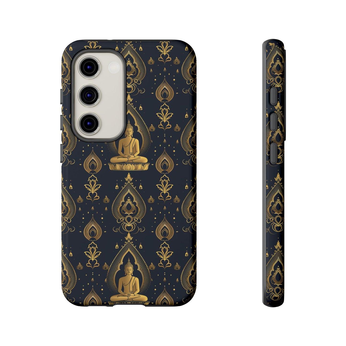 Thai style Gold Budha on black for Galaxy