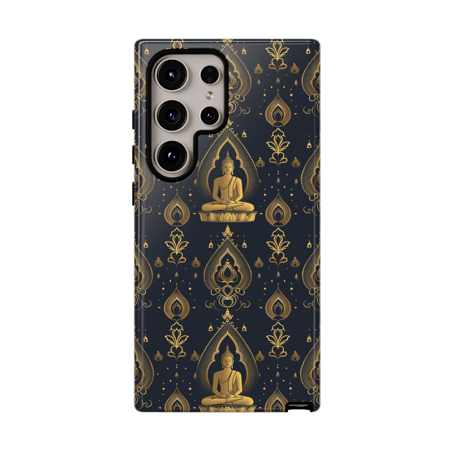 Thai style Gold Budha on black for Galaxy