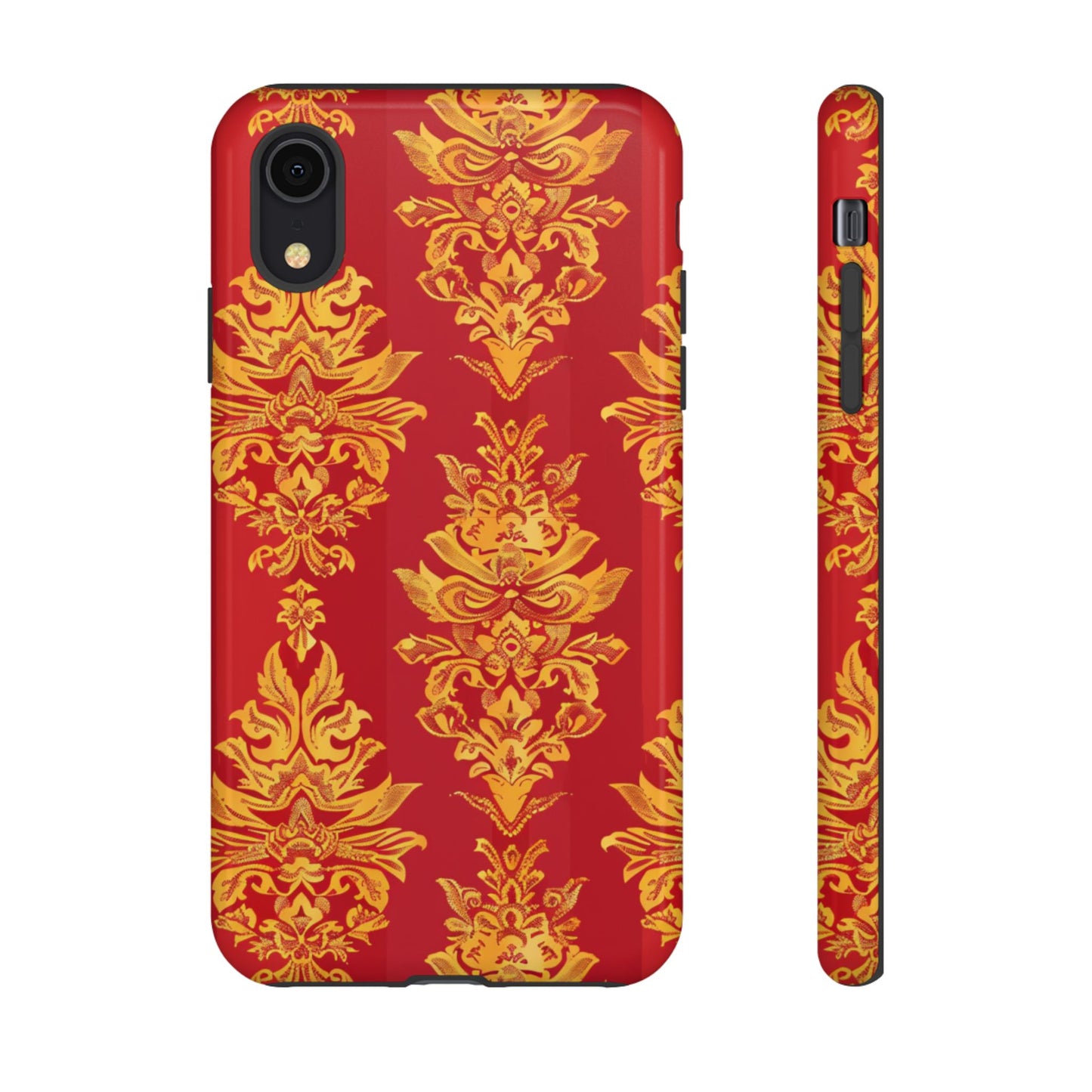 Gold on red Thailand traditional motif for Iphone