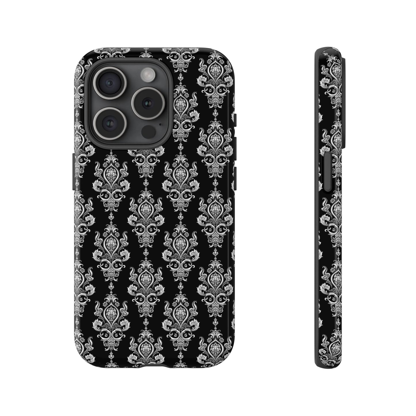Traditional classy black and white motif from Thailande for Iphone