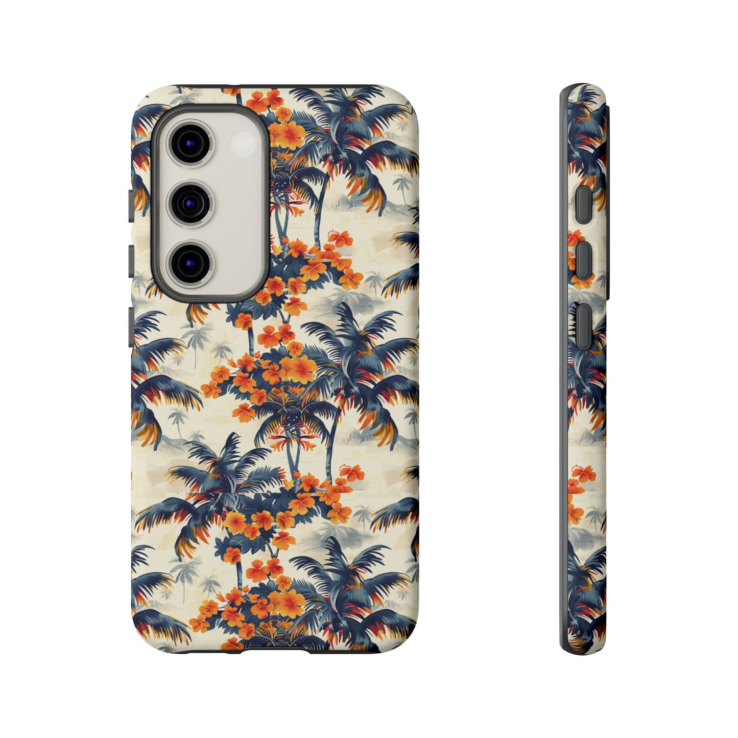 Thai colorful palm and flower Galaxy