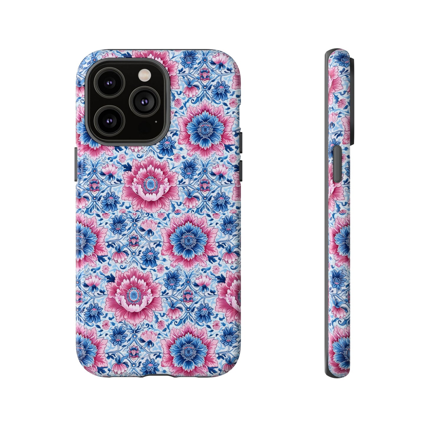 Bleu and Pink LOTUS Thai motif for Iphone
