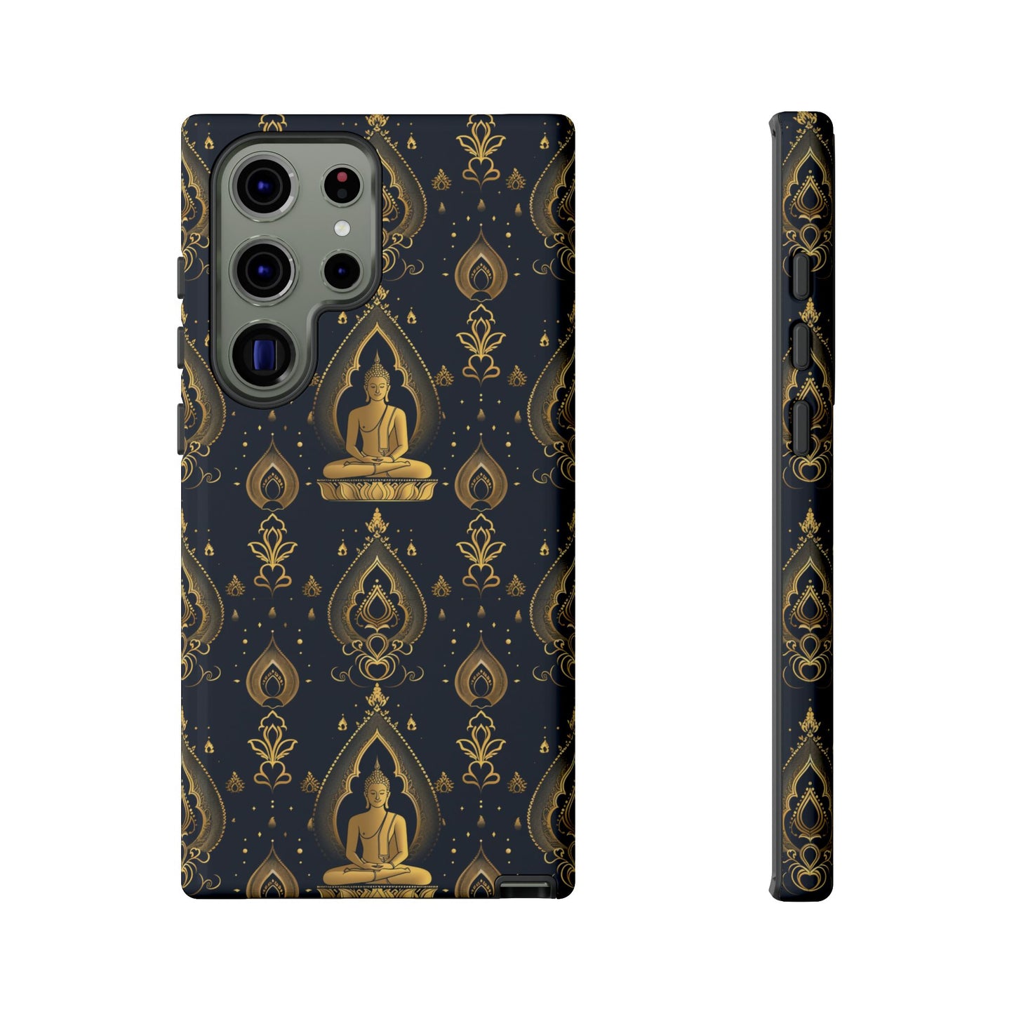 Thai style Gold Budha on black for Galaxy