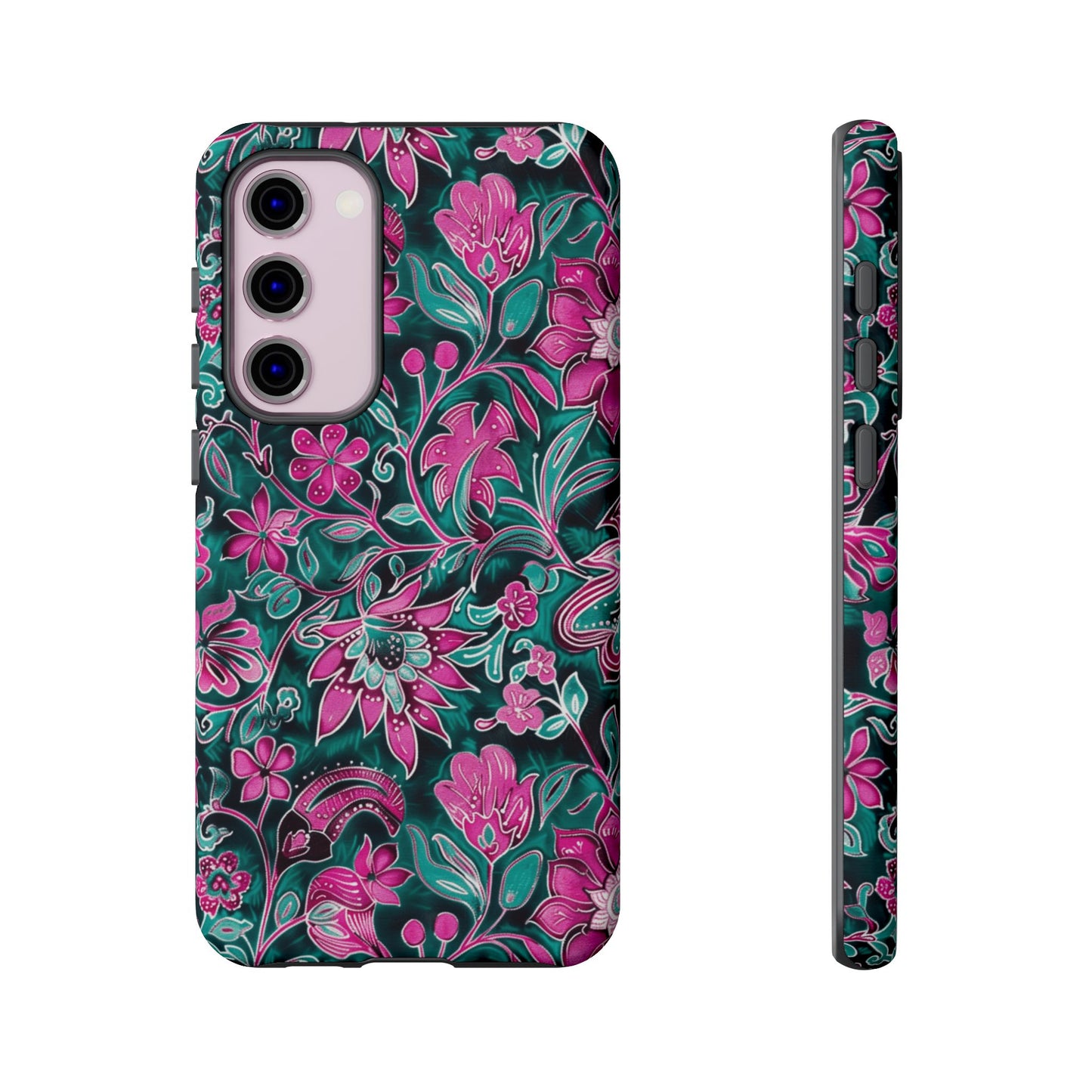 Pink flower on dark background for Galaxy