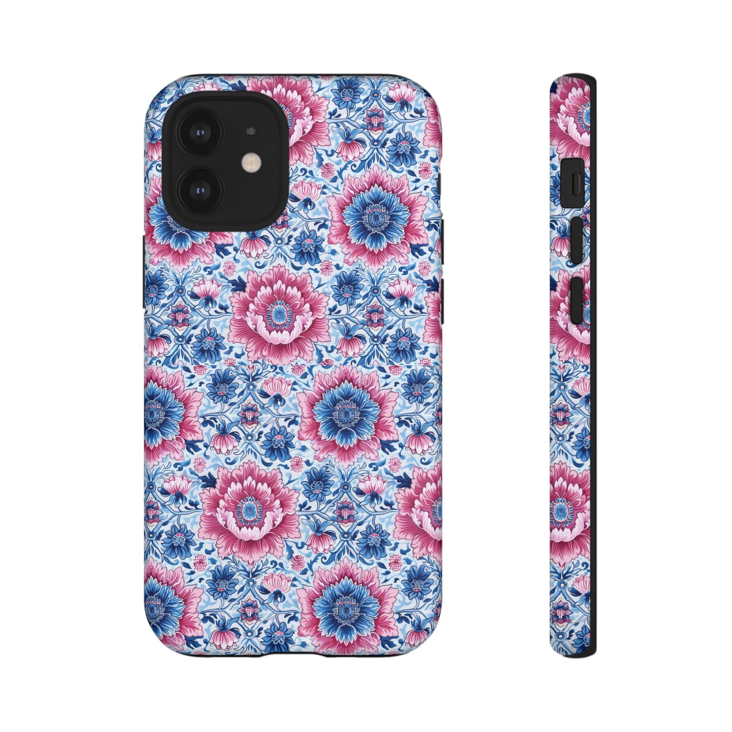 Bleu and Pink LOTUS Thai motif for Iphone