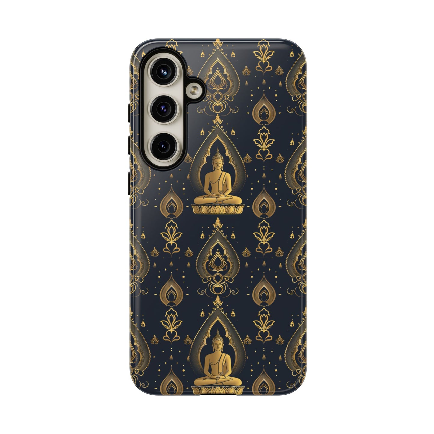 Thai style Gold Budha on black for Galaxy