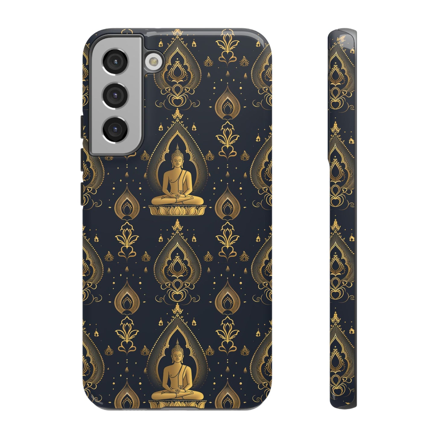 Thai style Gold Budha on black for Galaxy