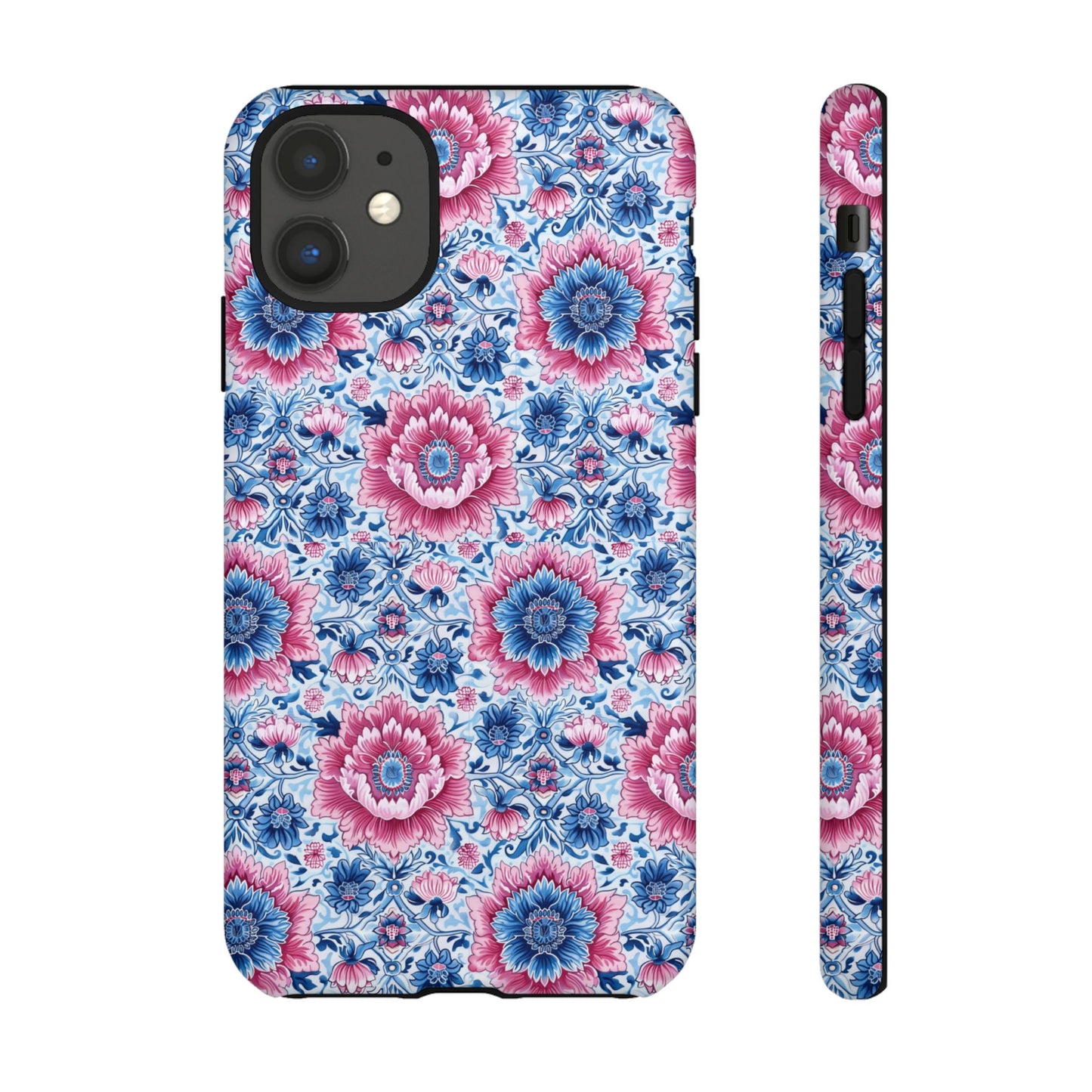 Bleu and Pink LOTUS Thai motif for Iphone
