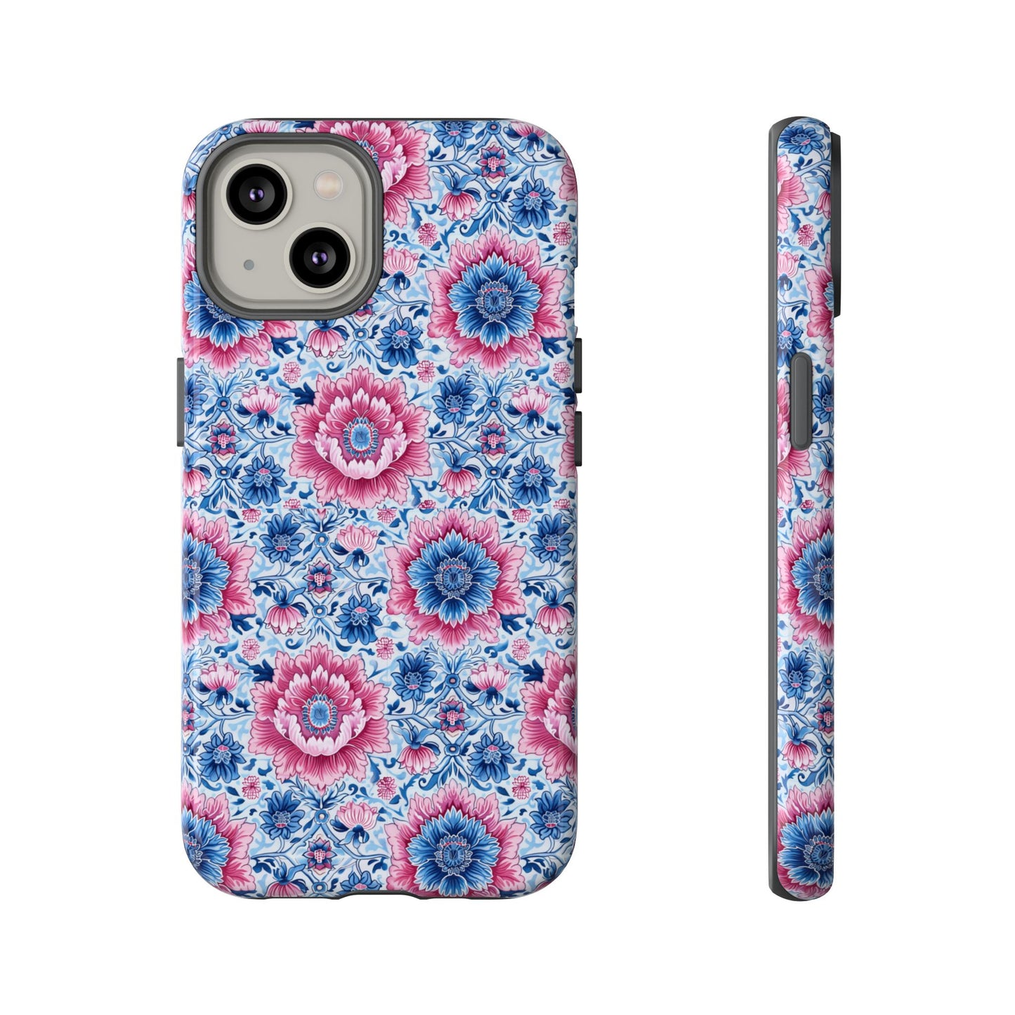 Bleu and Pink LOTUS Thai motif for Iphone