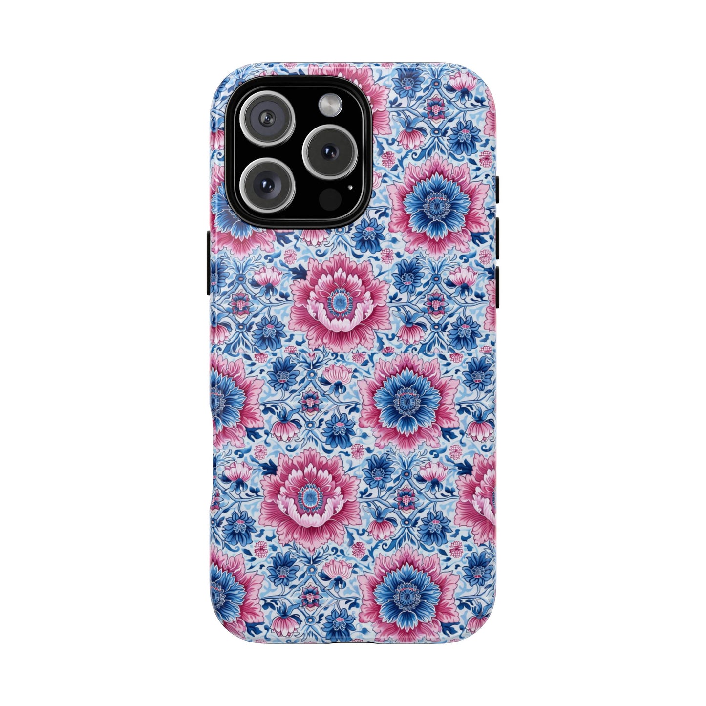 Bleu and Pink LOTUS Thai motif for Iphone