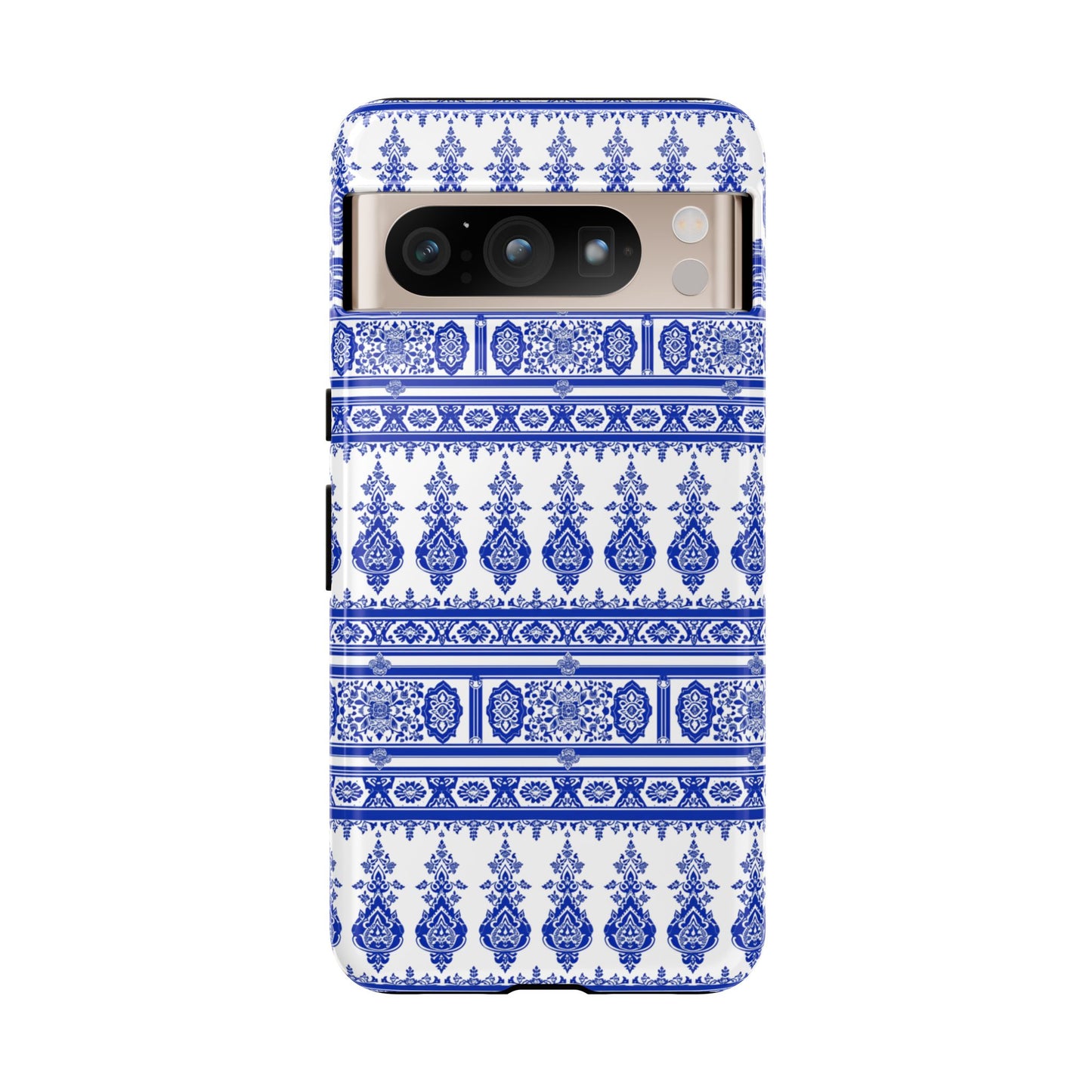 Thailand traditonal pattern Blue and white for Pixel
