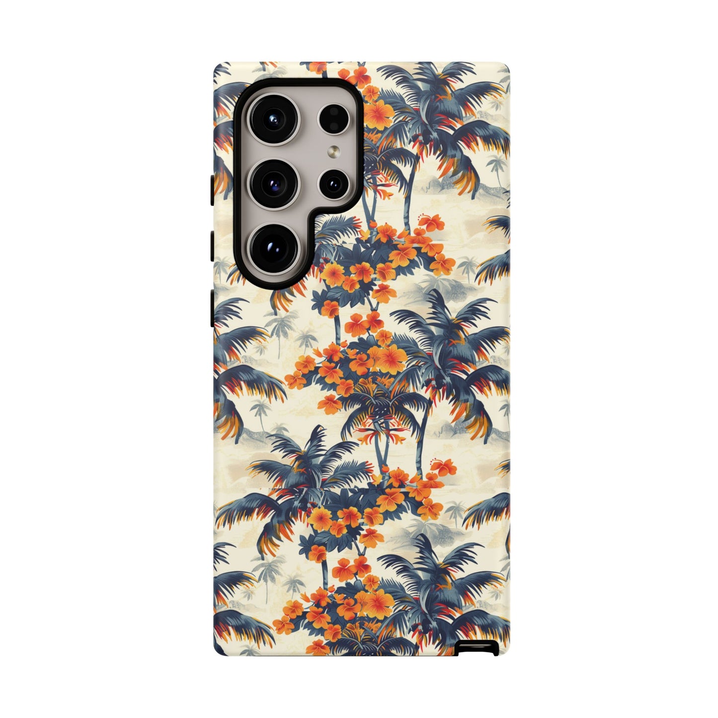 Thai colorful palm and flower Galaxy