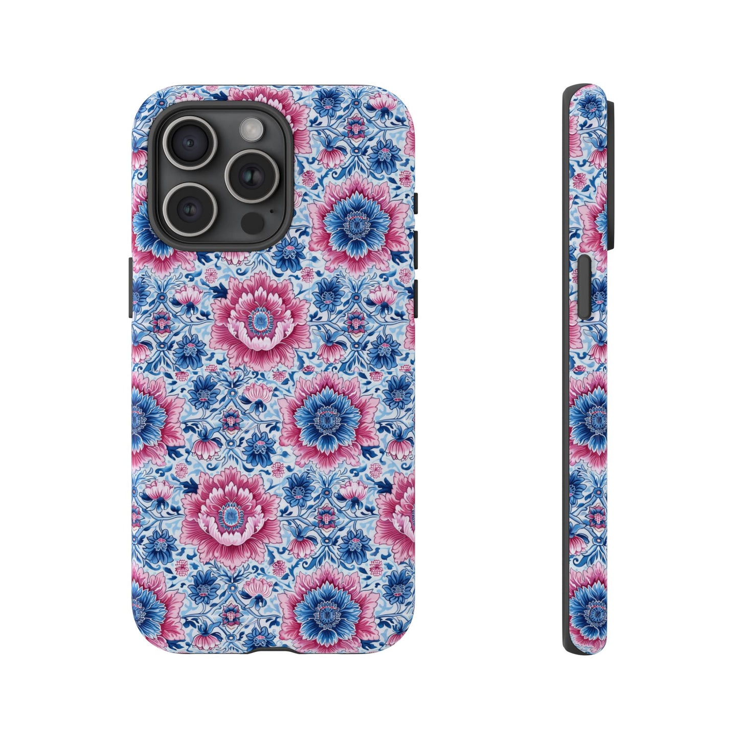 Bleu and Pink LOTUS Thai motif for Iphone