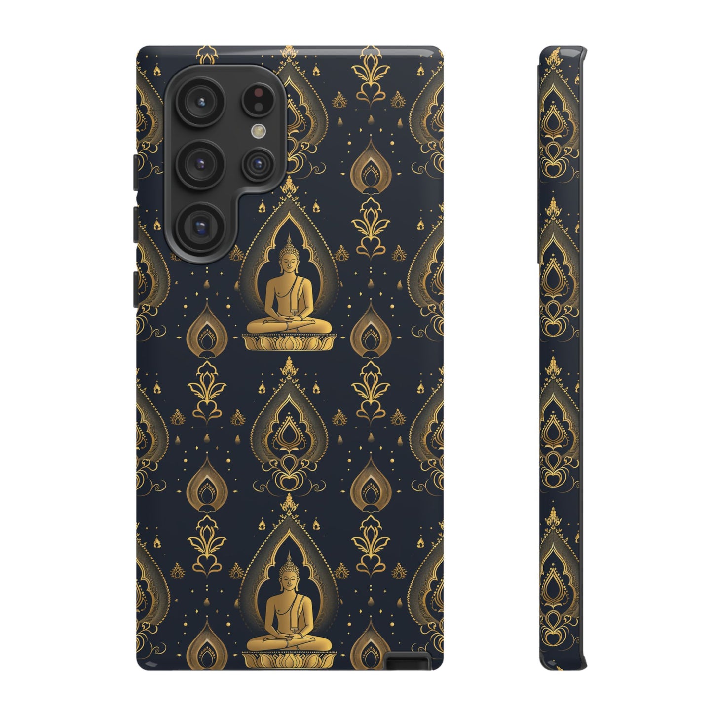 Thai style Gold Budha on black for Galaxy
