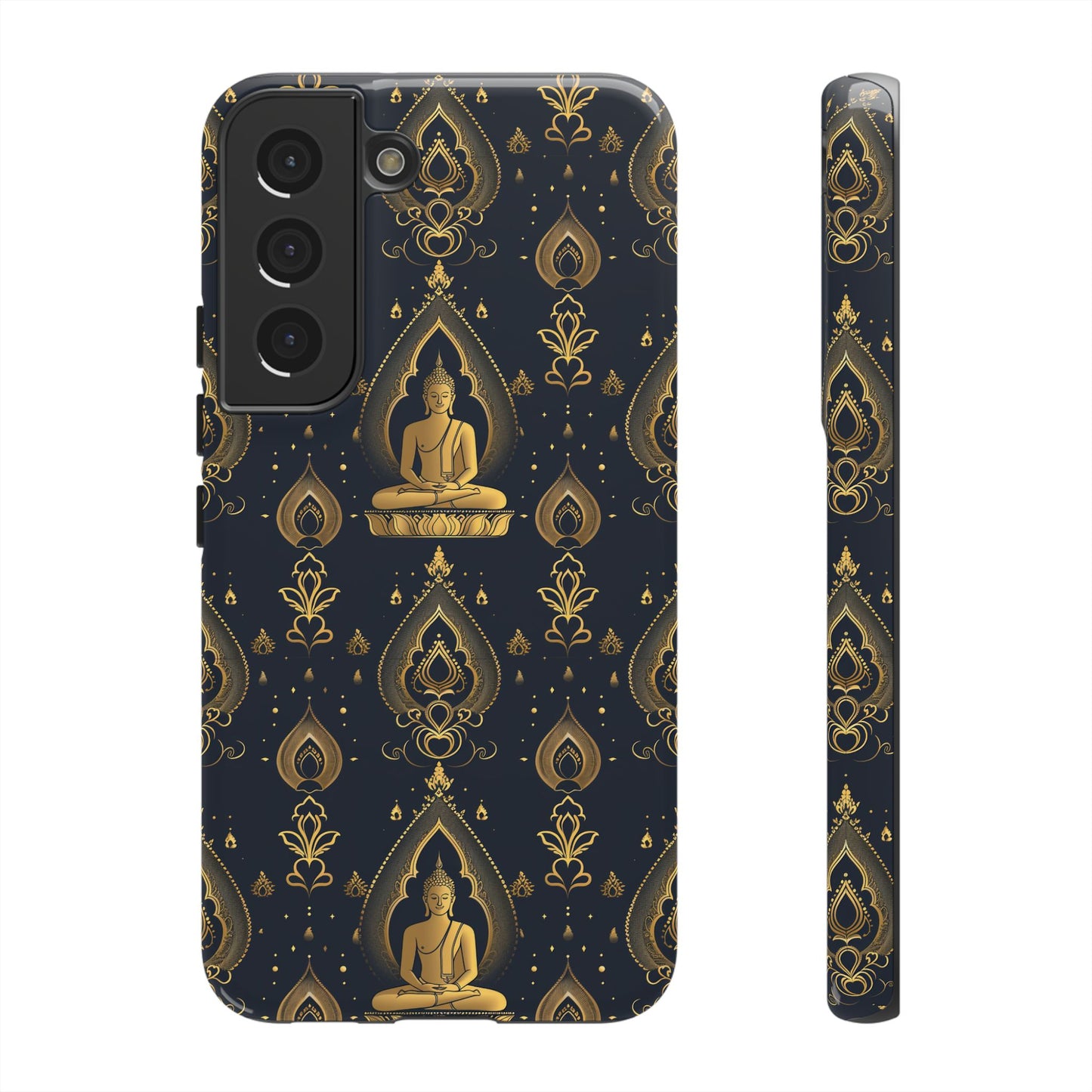 Thai style Gold Budha on black for Galaxy