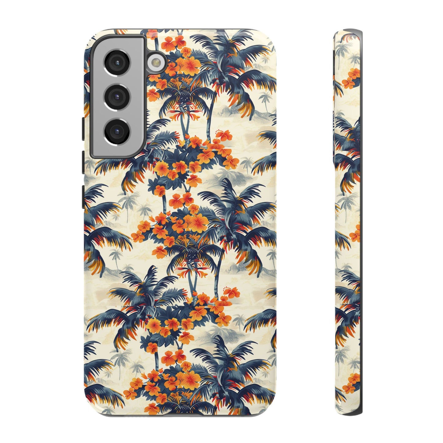 Thai colorful palm and flower Galaxy