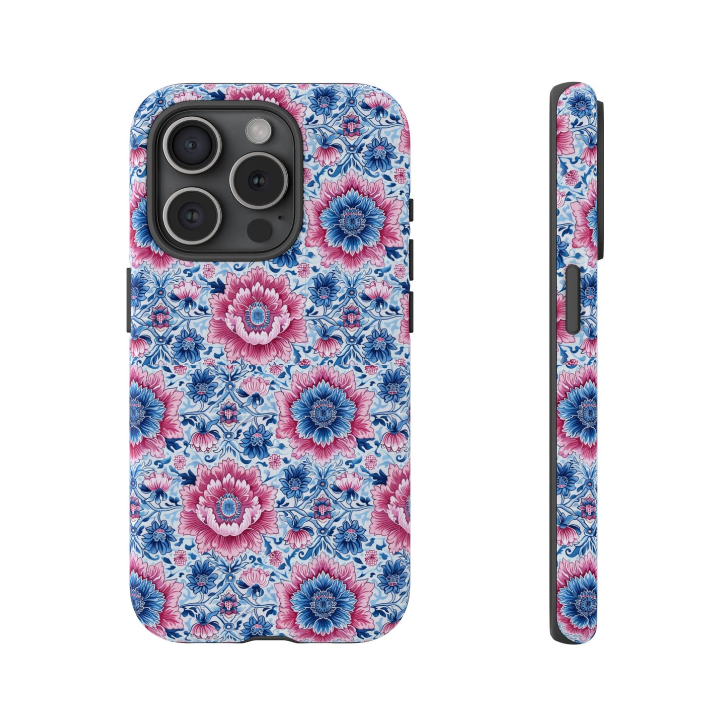 Bleu and Pink LOTUS Thai motif for Iphone