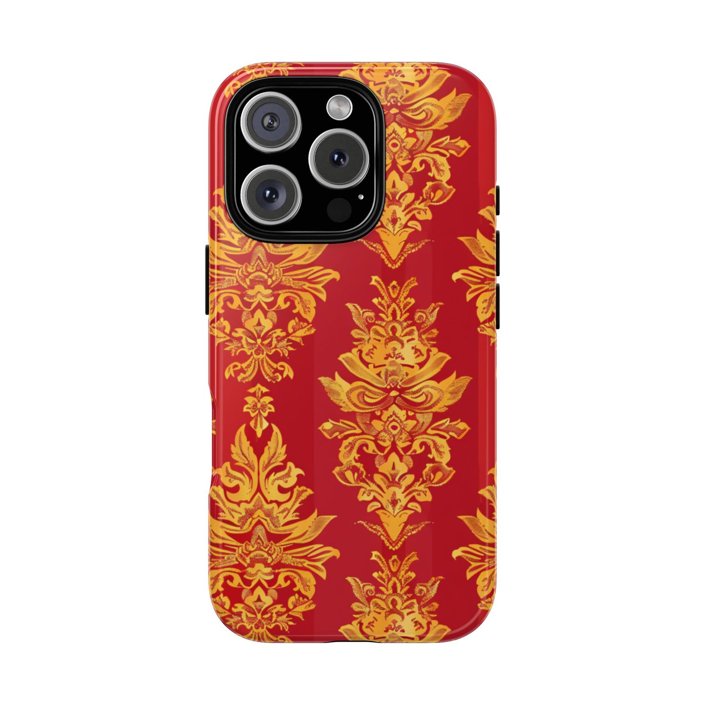 Gold on red Thailand traditional motif for Iphone