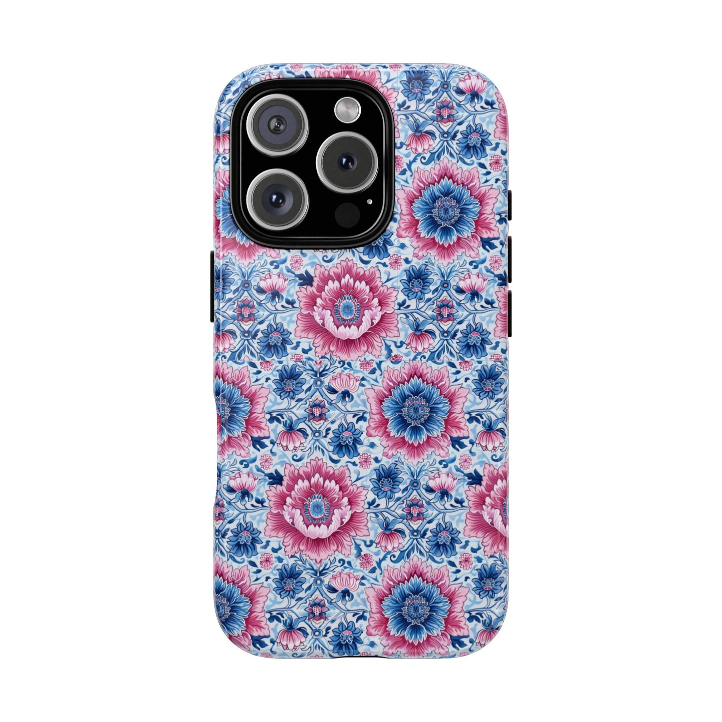 Bleu and Pink LOTUS Thai motif for Iphone