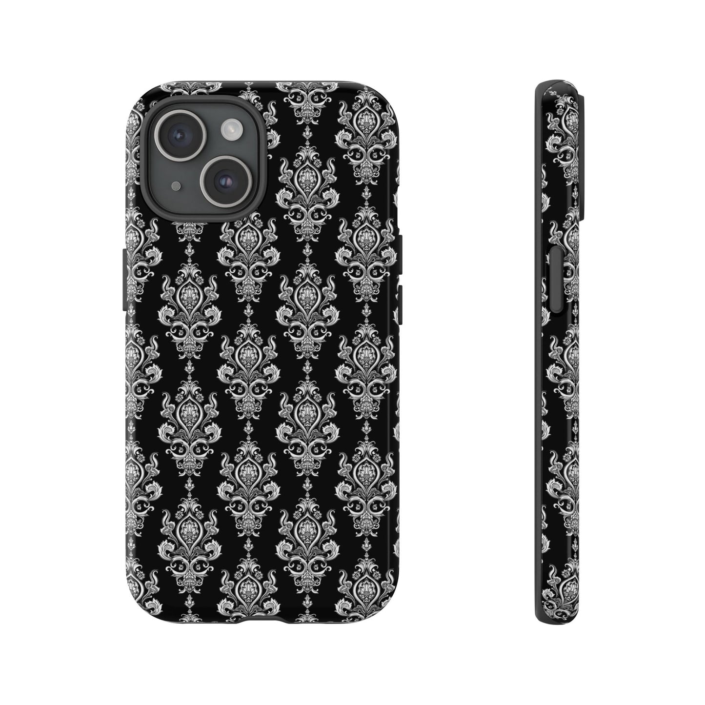 Traditional classy black and white motif from Thailande for Iphone