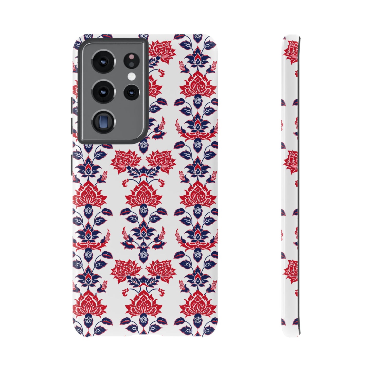 Old traditional Thai design Red on white for Galaxy