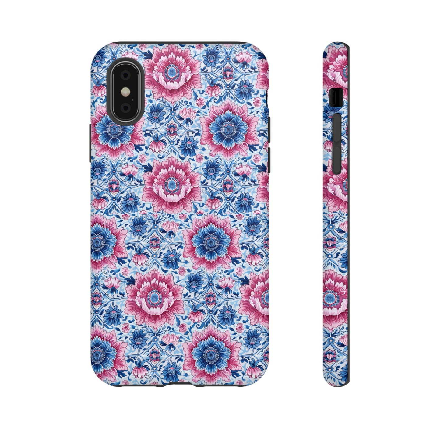 Bleu and Pink LOTUS Thai motif for Iphone
