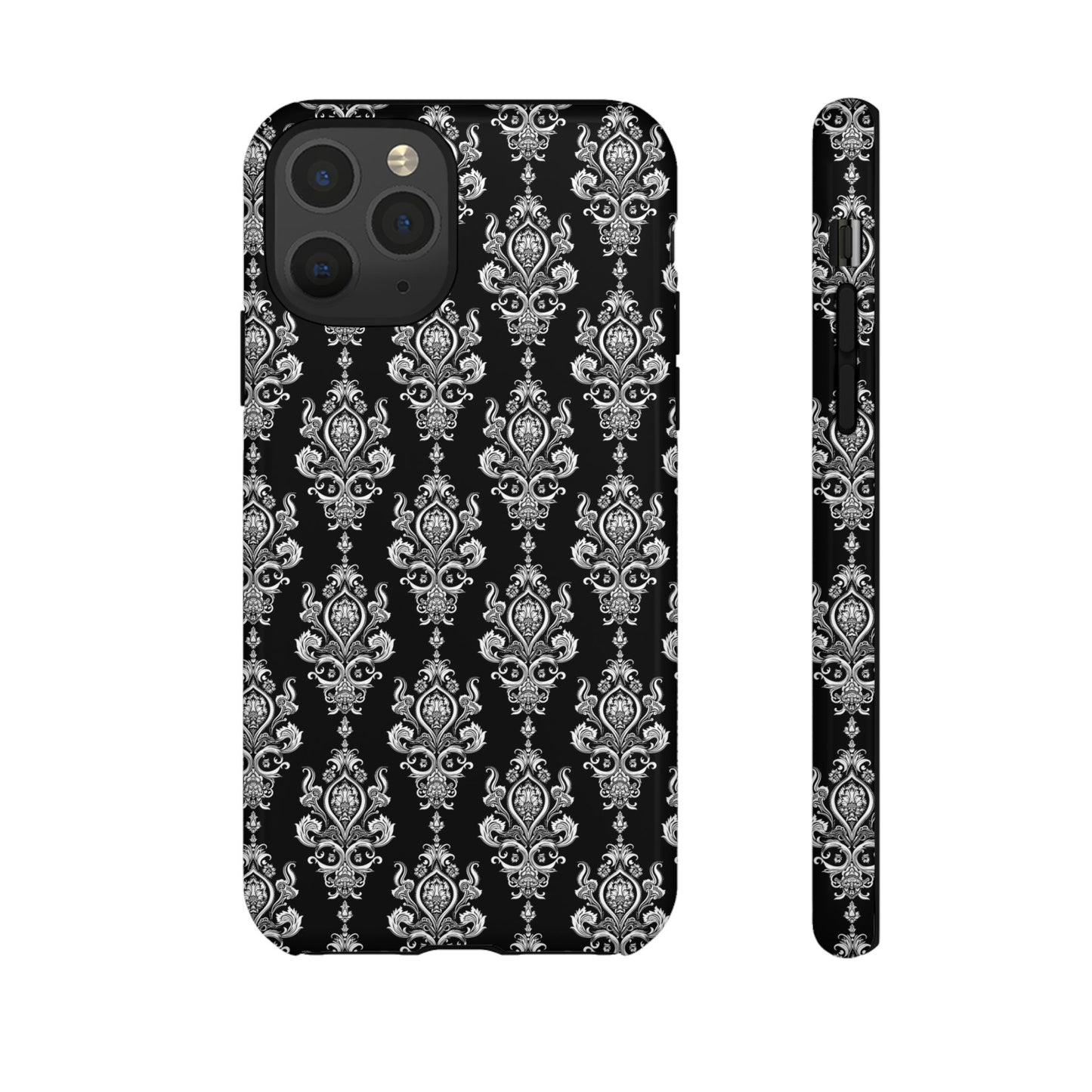 Traditional classy black and white motif from Thailande for Iphone