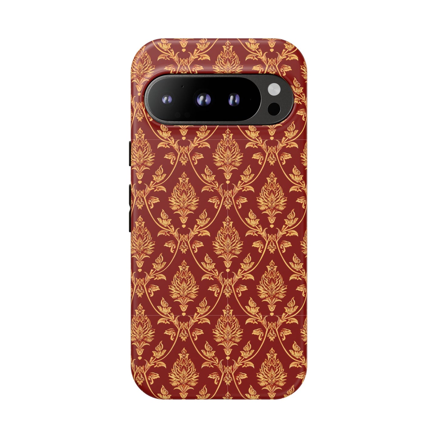 Thai traditional yellow on red patterns for Pixel