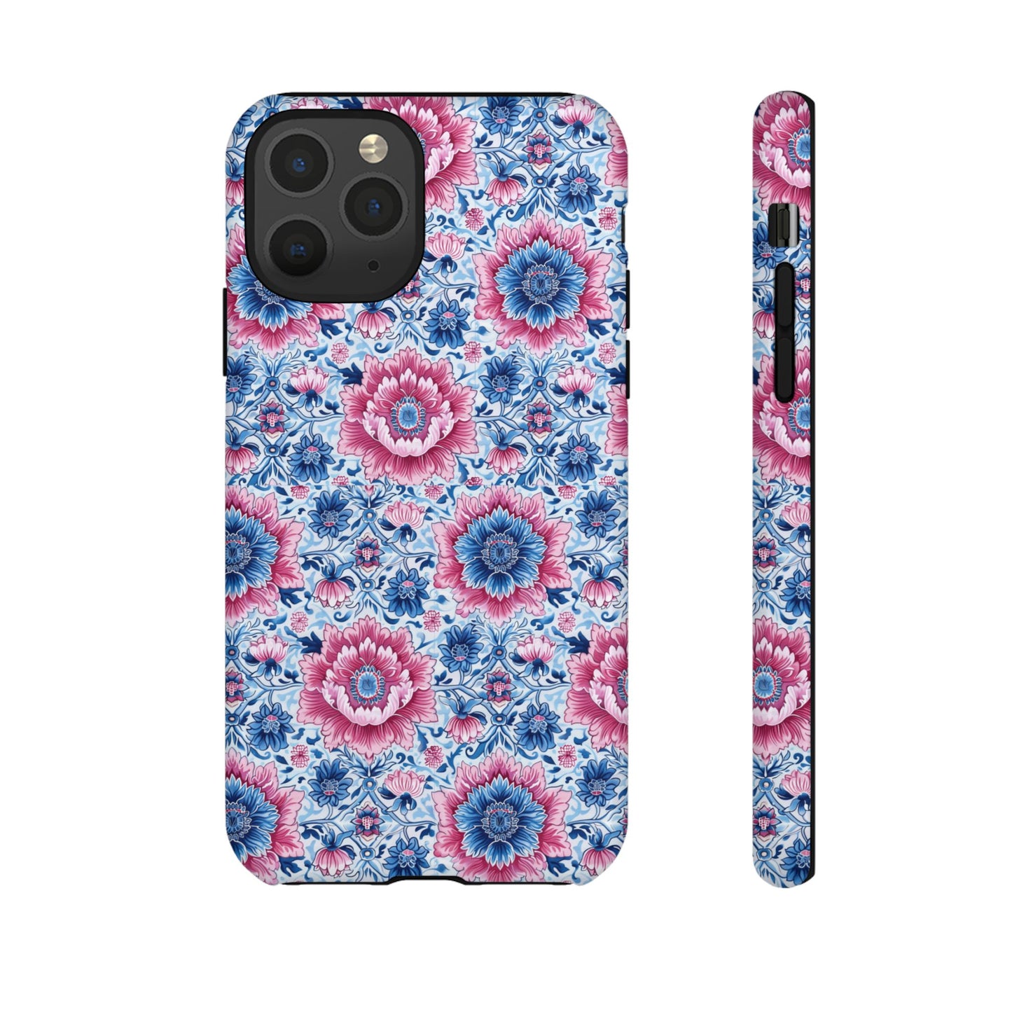 Bleu and Pink LOTUS Thai motif for Iphone