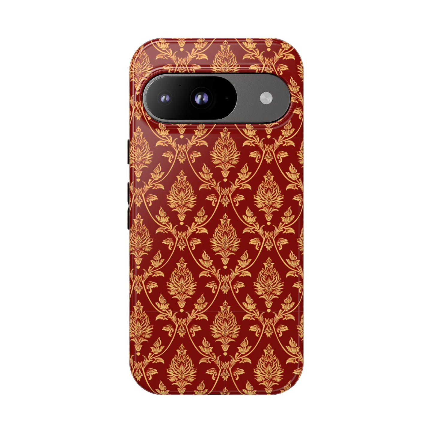 Thai traditional yellow on red patterns for Pixel