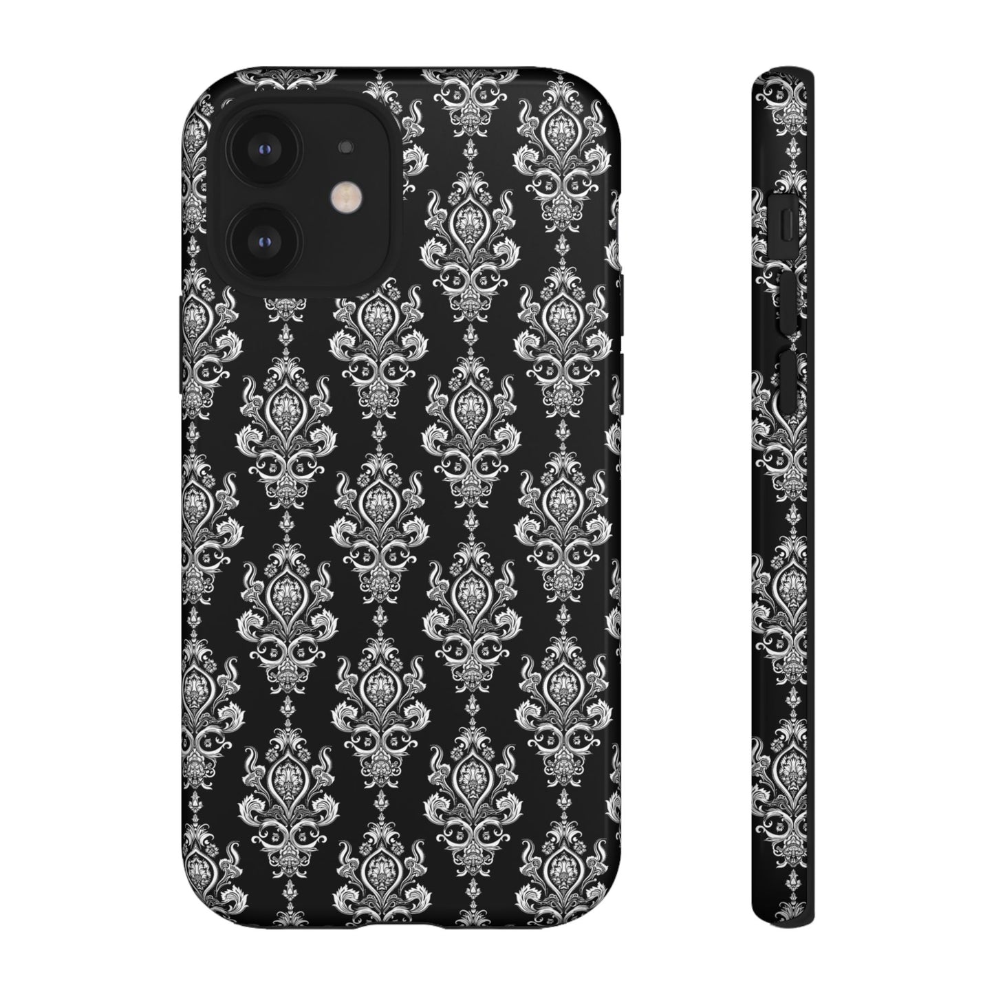 Traditional classy black and white motif from Thailande for Iphone