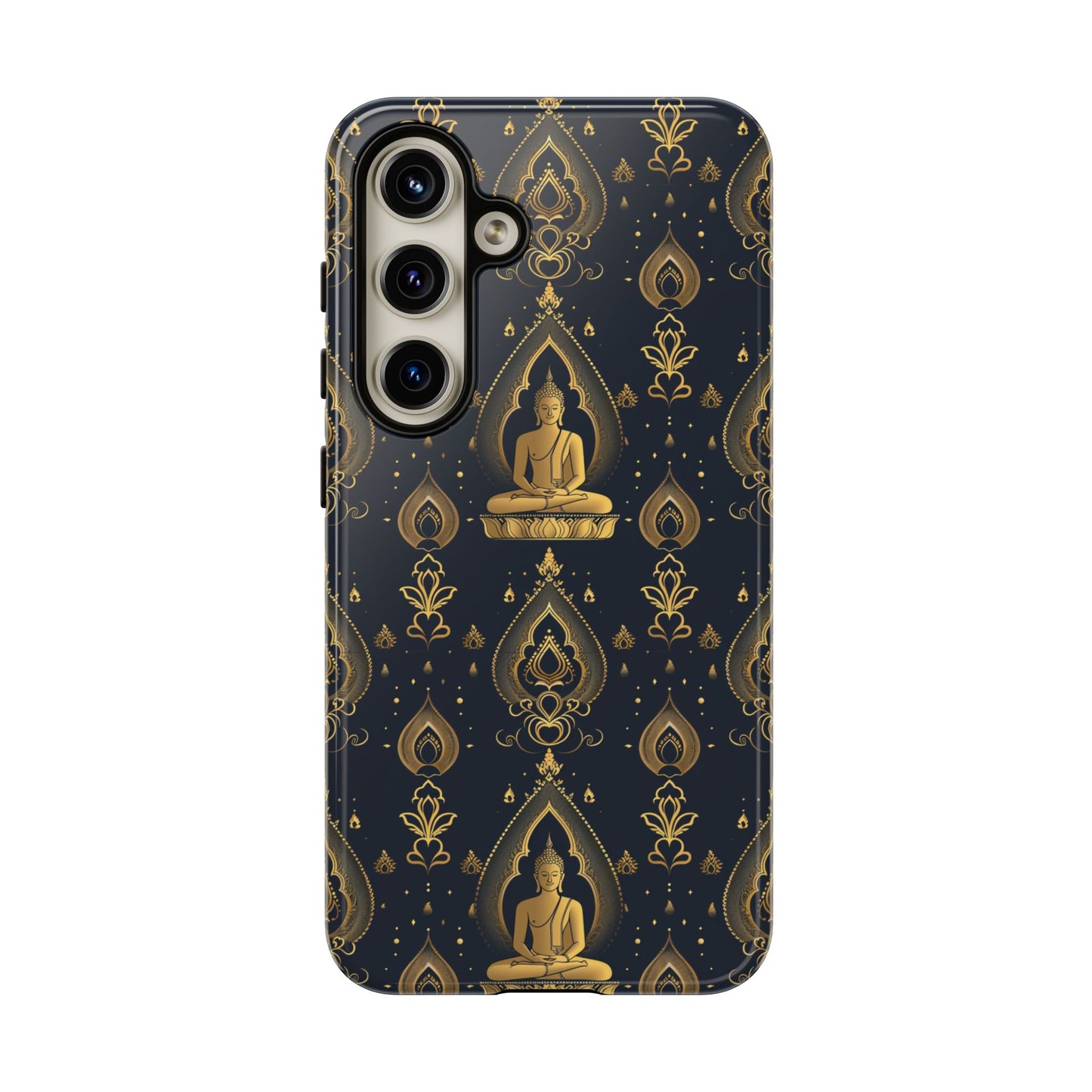 Thai style Gold Budha on black for Galaxy