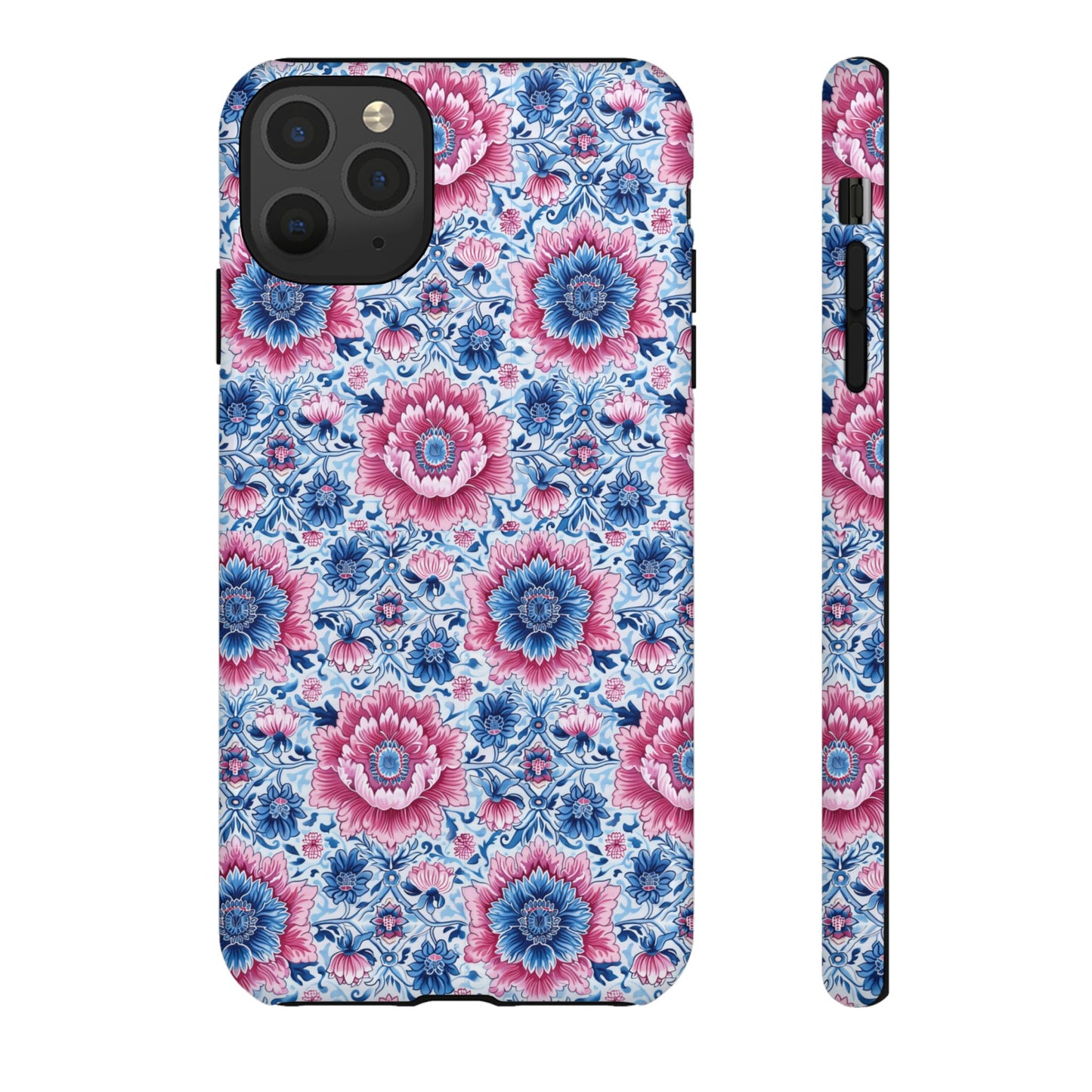 Bleu and Pink LOTUS Thai motif for Iphone