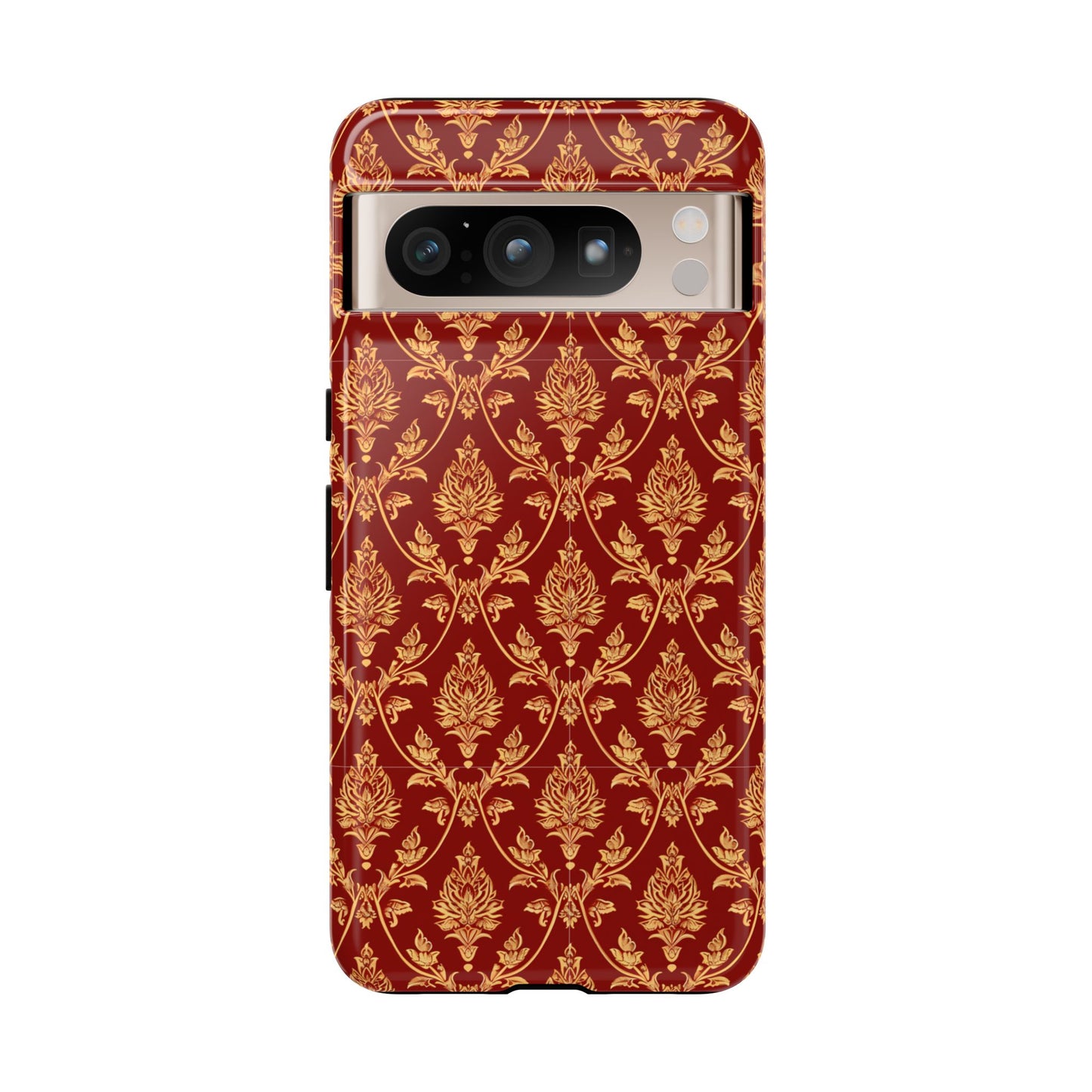 Thai traditional yellow on red patterns for Pixel
