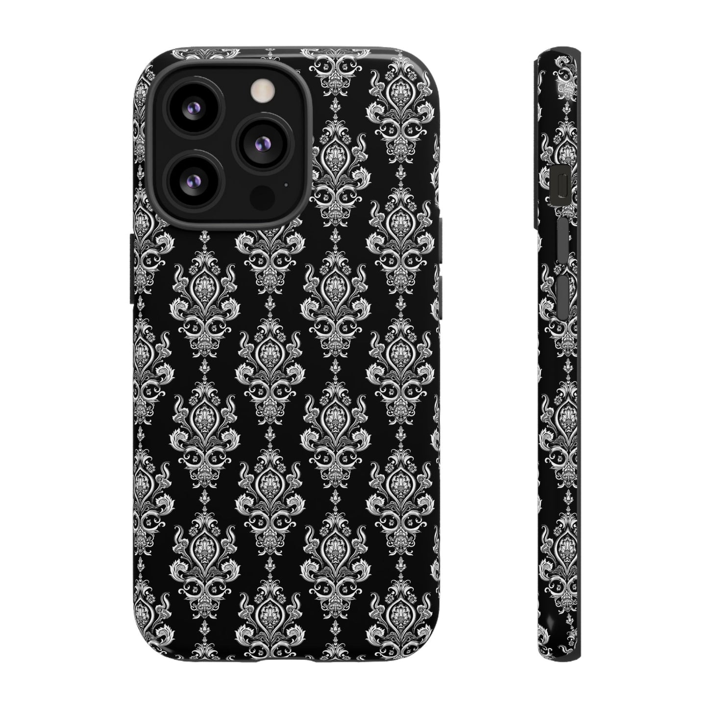 Traditional classy black and white motif from Thailande for Iphone