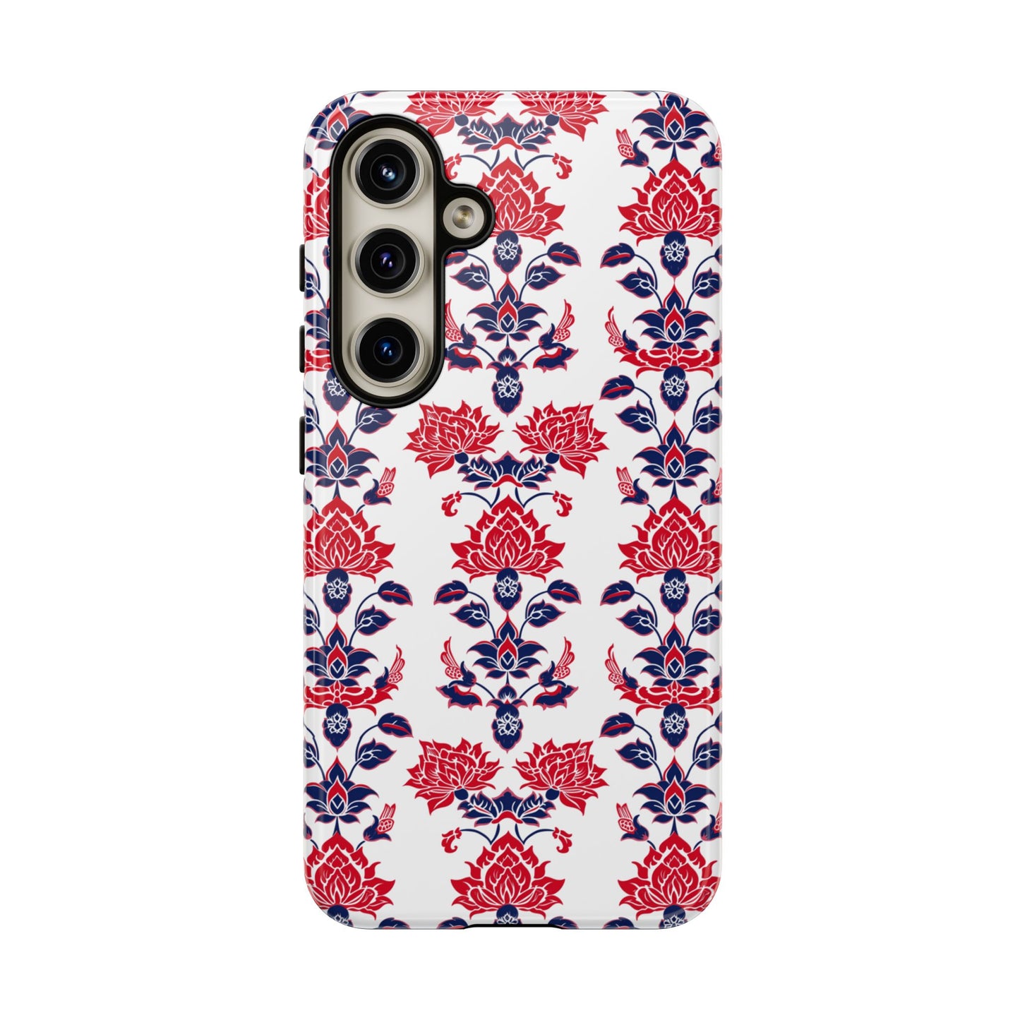 Old traditional Thai design Red on white for Galaxy