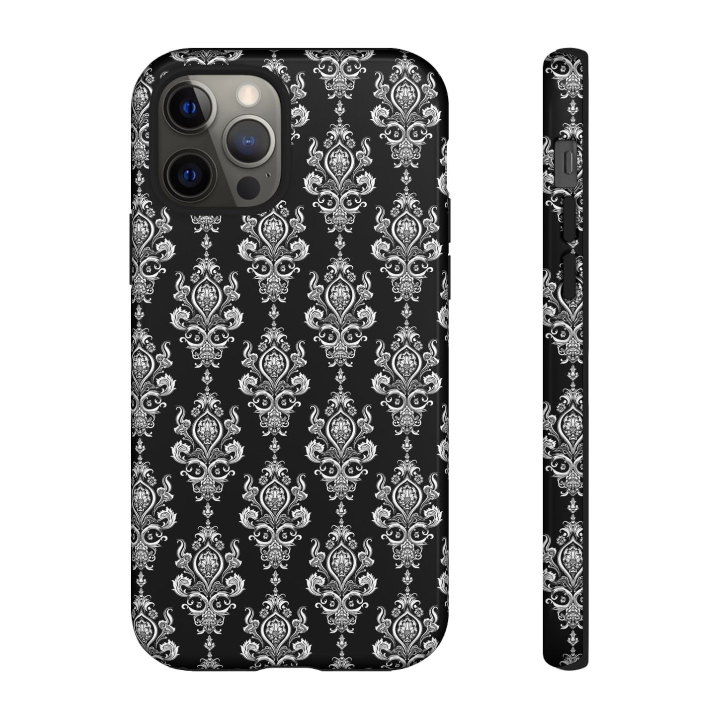 Traditional classy black and white motif from Thailande for Iphone