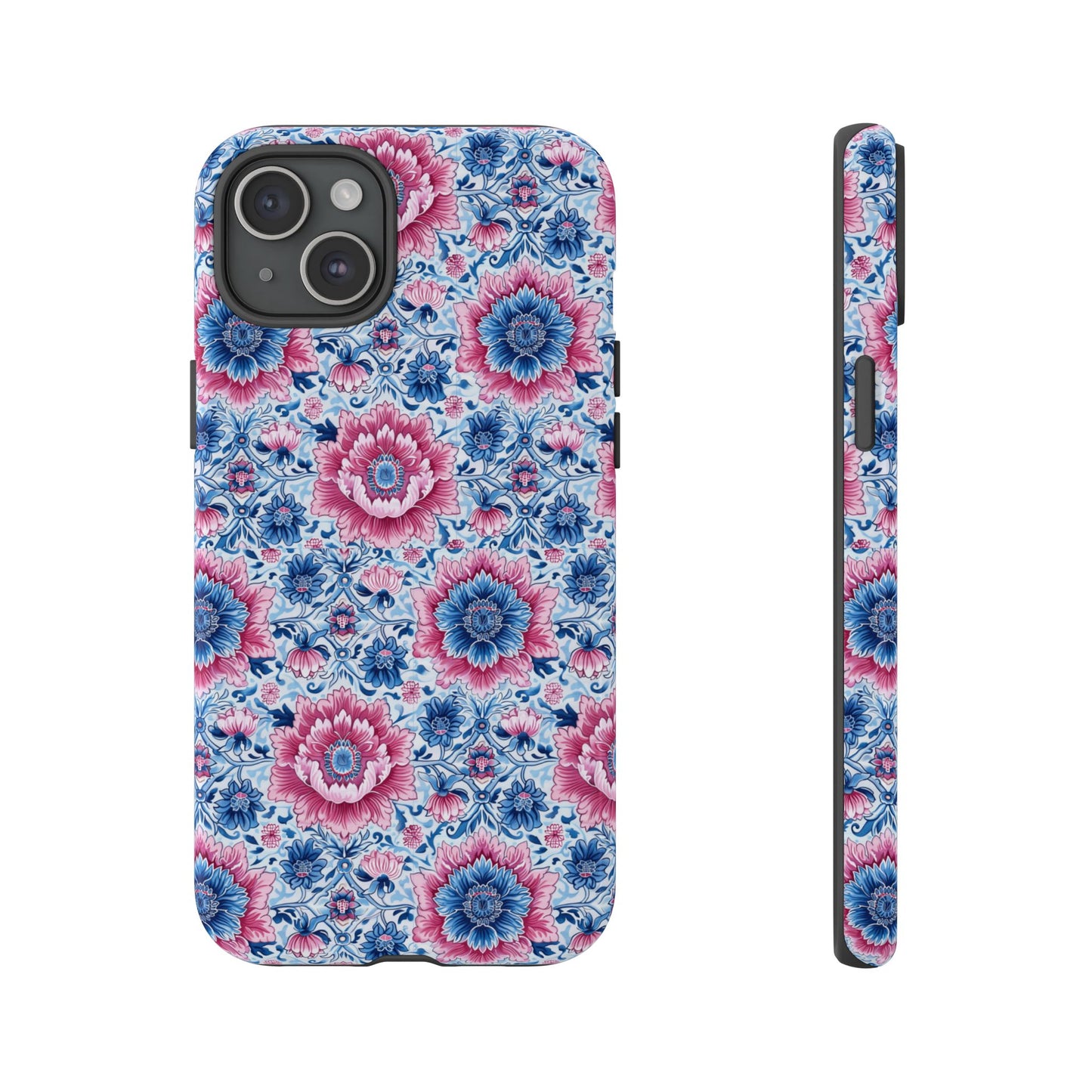 Bleu and Pink LOTUS Thai motif for Iphone