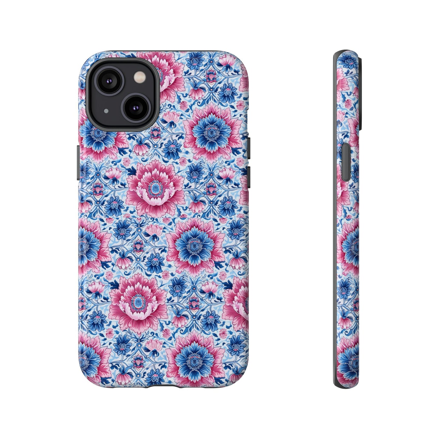 Bleu and Pink LOTUS Thai motif for Iphone