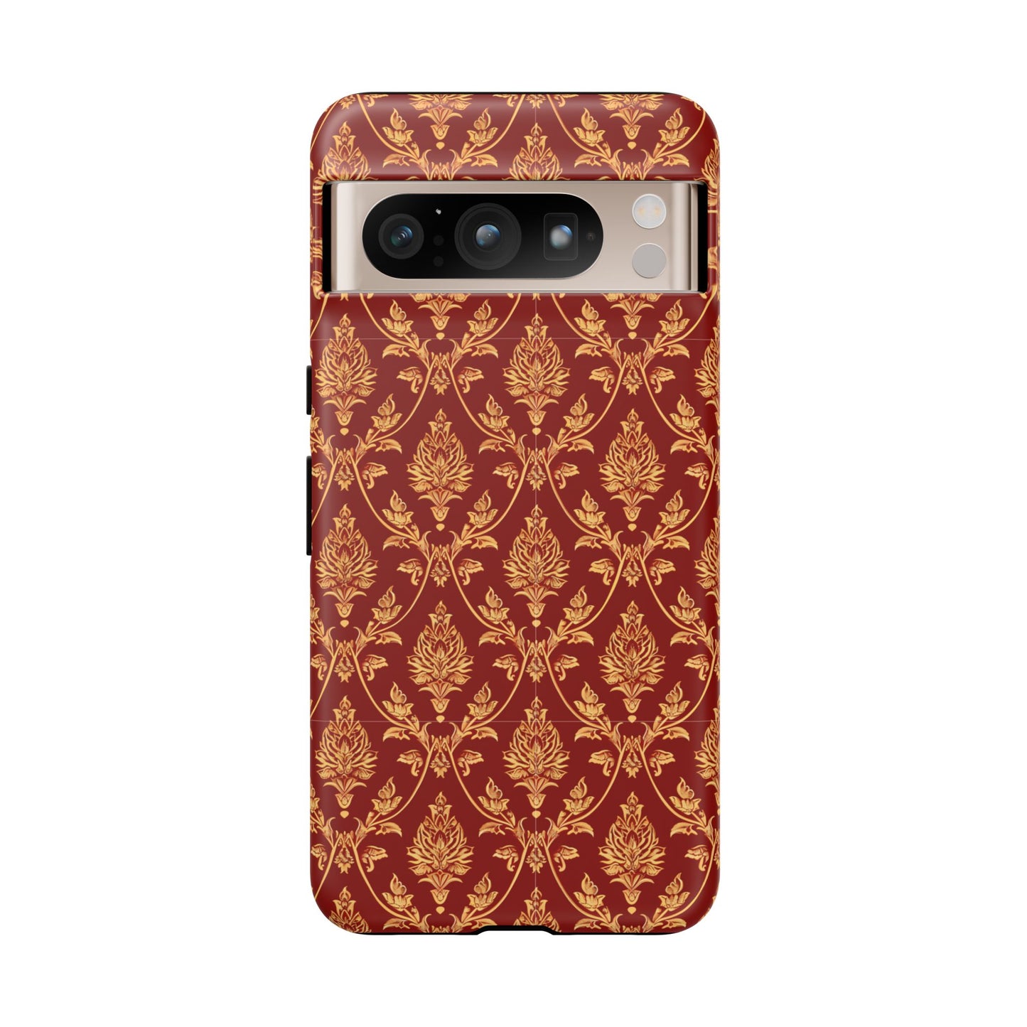 Thai traditional yellow on red patterns for Pixel