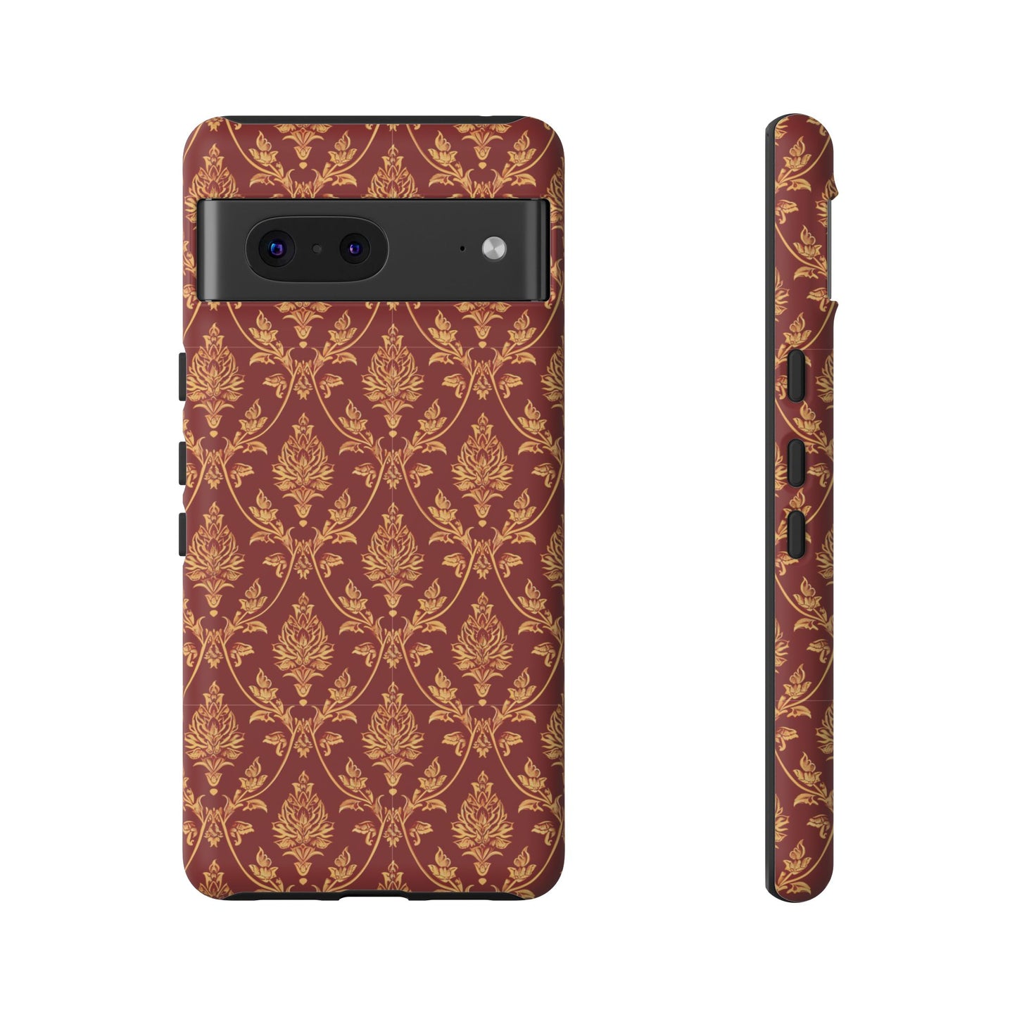 Thai traditional yellow on red patterns for Pixel