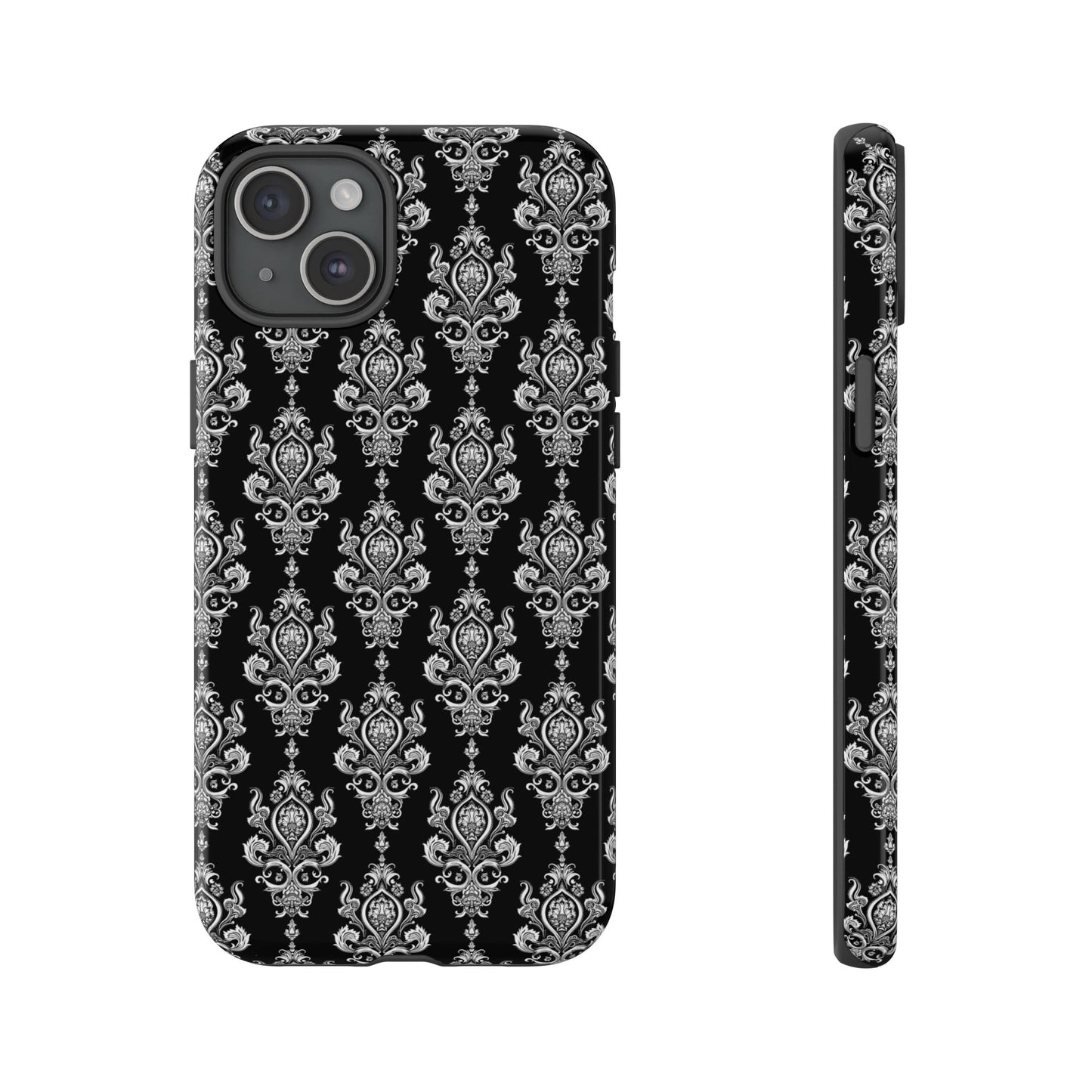 Traditional classy black and white motif from Thailande for Iphone