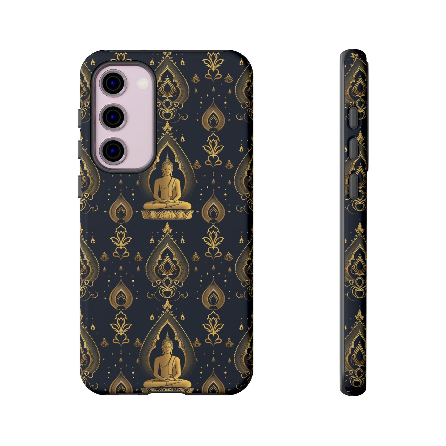Thai style Gold Budha on black for Galaxy