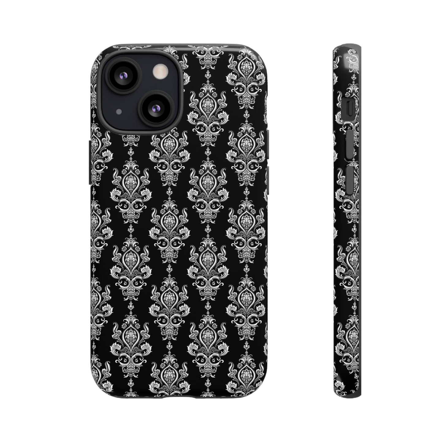 Traditional classy black and white motif from Thailande for Iphone