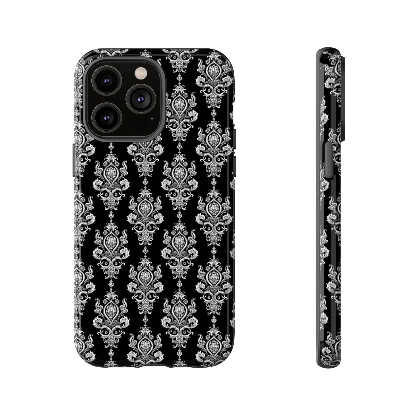 Traditional classy black and white motif from Thailande for Iphone