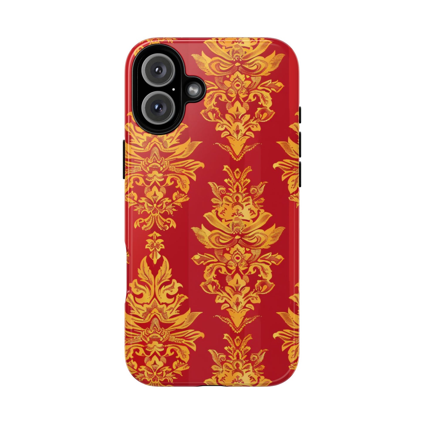 Gold on red Thailand traditional motif for Iphone