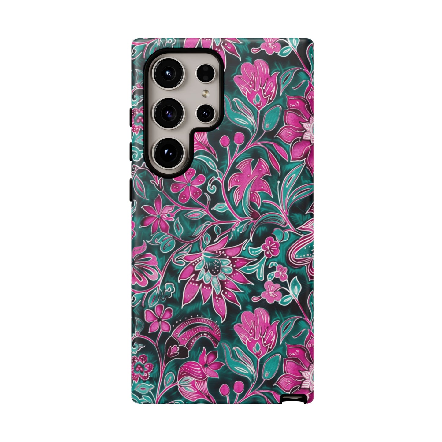 Pink flower on dark background for Galaxy