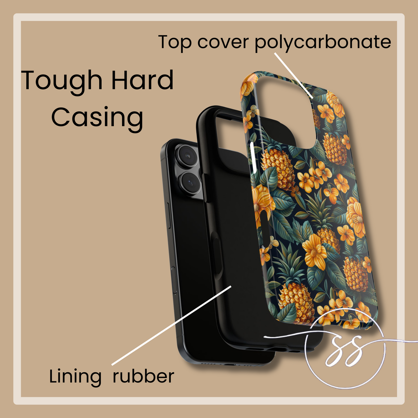 Ananas colorful design Iphone